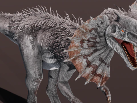 Dino Animated Rigged 3D Model