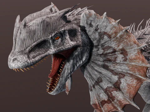 Dino Animated Rigged 3D Model