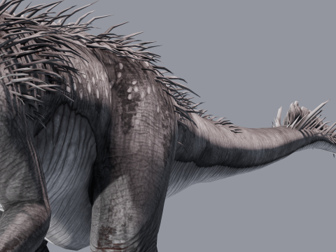 Dino Animated Rigged 3D Модель