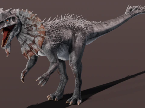 Dino Animated Rigged 3D Model