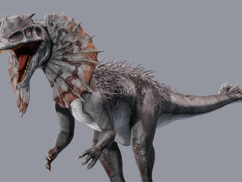 Dino Animated Rigged 3D Модель