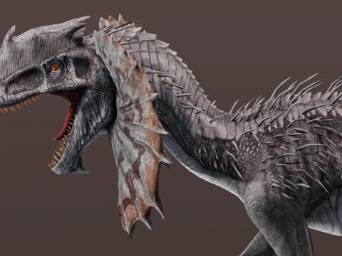 Dino Animated Rigged 3D Model