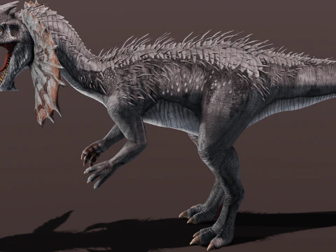 Dino Animated Rigged 3D Model
