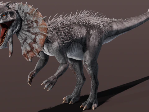 Dino Animated Rigged 3D Model