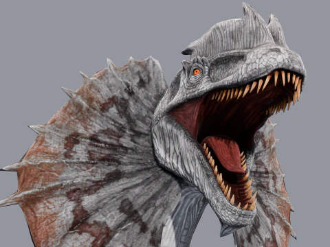 Dino Animated Rigged 3D Model