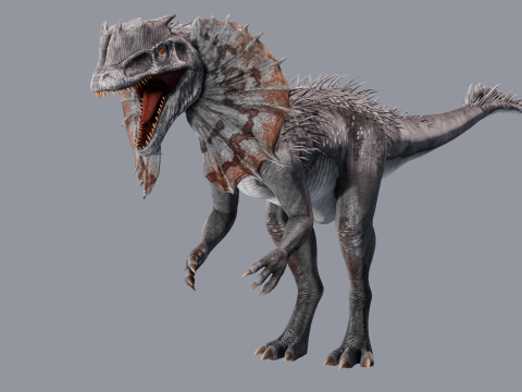 Dino Animated Rigged 3D Модель