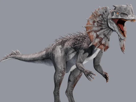 Dino Animated Rigged 3D Model