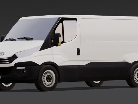Animated Van 3Dモデル