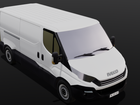 Animated Van 3D मॉडल