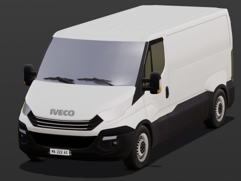 Animated Van 3D मॉडल