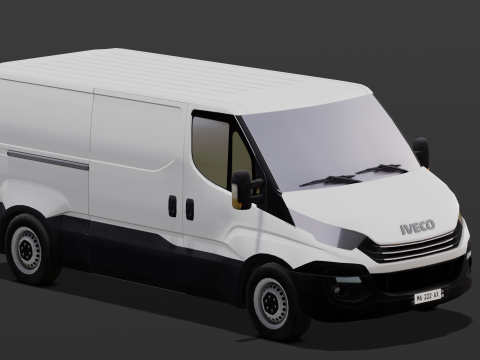Animated Van 3D मॉडल