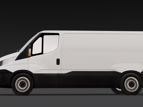 Animated Van 3D मॉडल