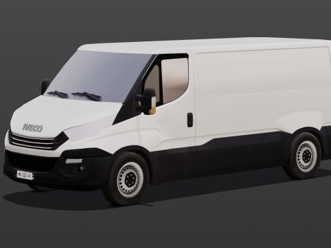 Animated Van 3D मॉडल