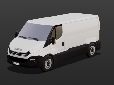 Animated Van 3D मॉडल