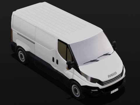 Animated Van 3D मॉडल