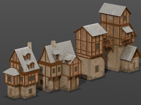 House Pack 3Dモデル