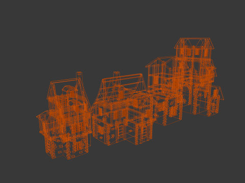 House Pack 3D Model