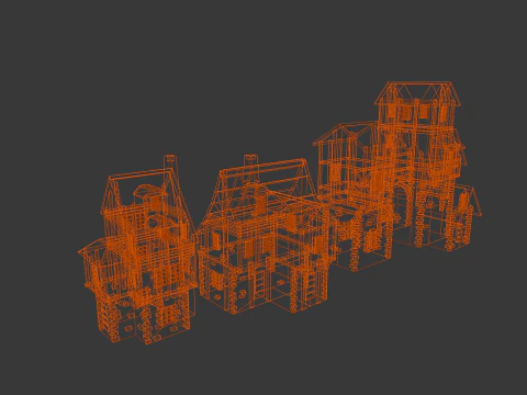 House Pack 3D Model