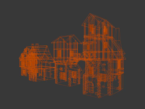 House Pack 3D Model