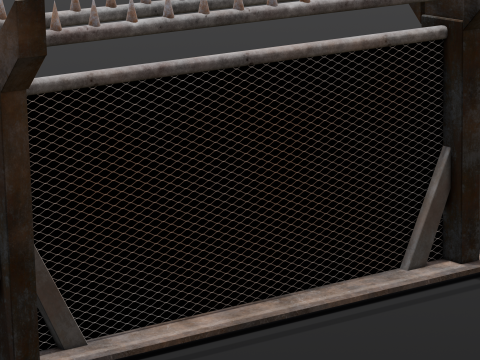 Iron Fence Modelo 3D