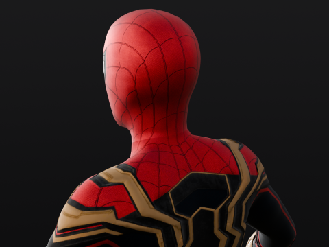 Rigged Spiderman Model 3D