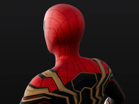 Rigged Spiderman 3D Model