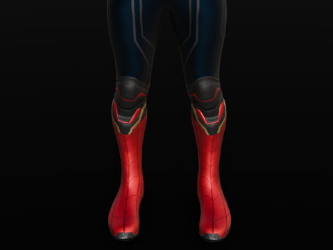 Rigged Spiderman Model 3D