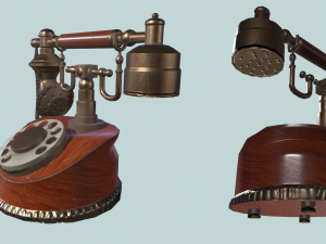 Vintage phone 3D 模型