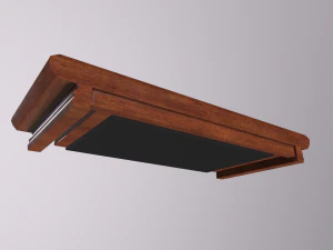 Tea board cup and teapot 3D Model