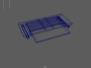 Tea board cup and teapot 3D Model