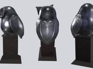 Owl statue 3D Model