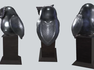 Owl statue 3D Model