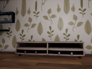 TV Shelf 3D 모델
