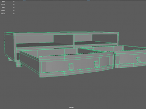TV Shelf 3D 모델