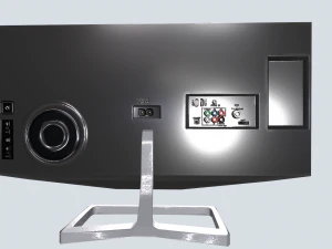 Flat screen TV 3D Model