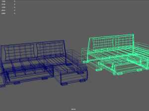 Modern Sofa 3D Model
