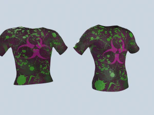 T-shirt Modèle 3D