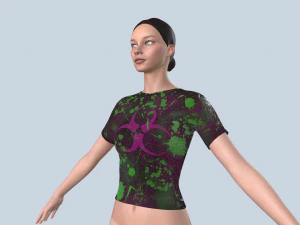 T-shirt 3D Model