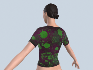 T-shirt 3D 模型