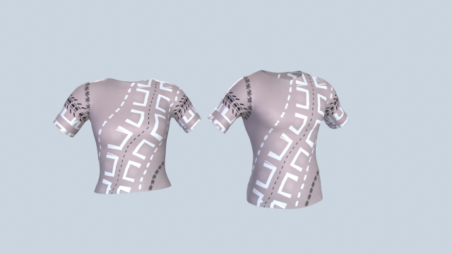 T-shirt 3D Model .c4d .max .obj .3ds .fbx .stl .blend 