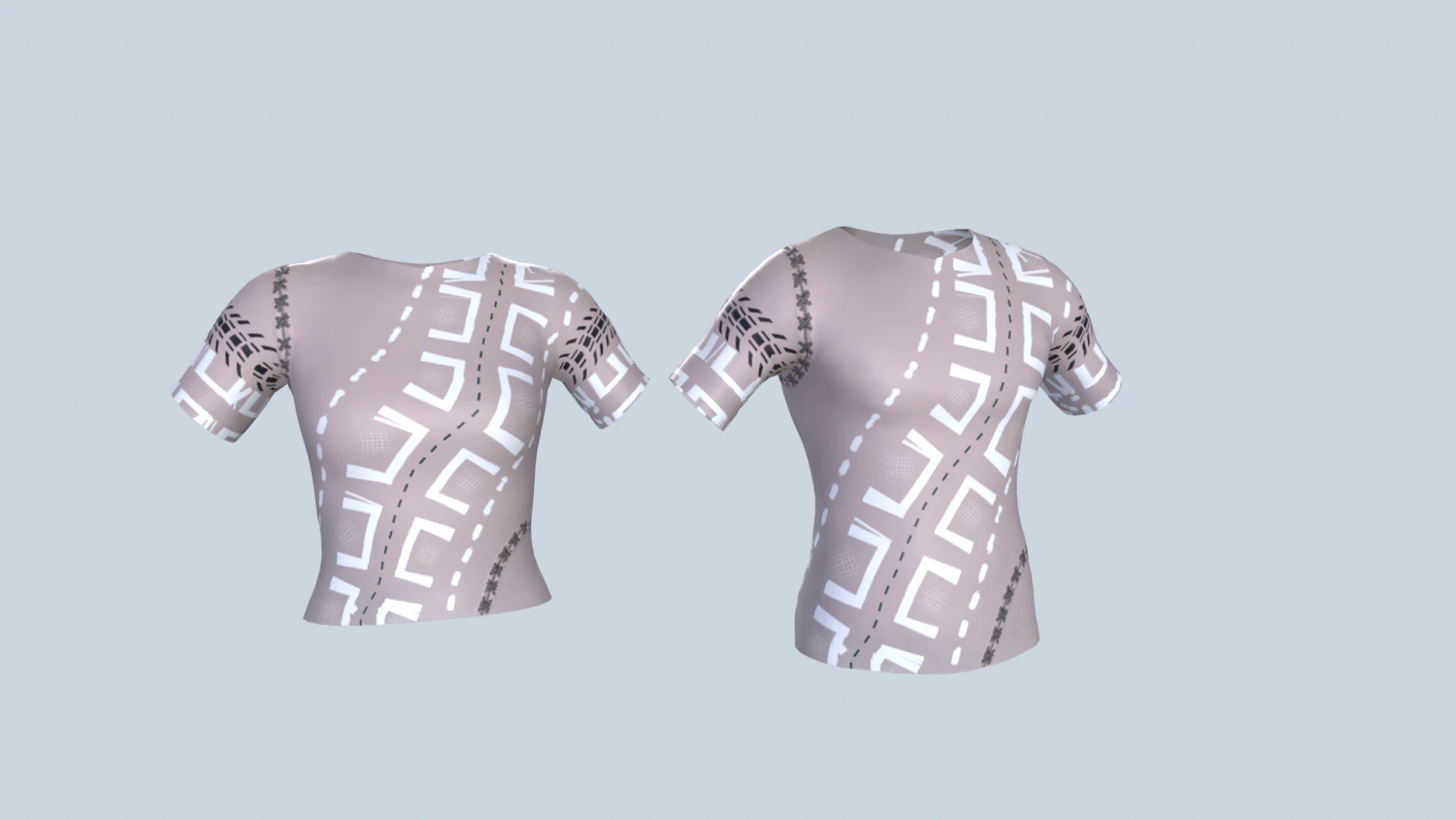 T-shirt 3D Model .c4d .max .obj .3ds .fbx .stl .blend 