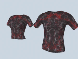 maglietta Modello 3D