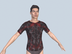 T-shirt 3D 模型