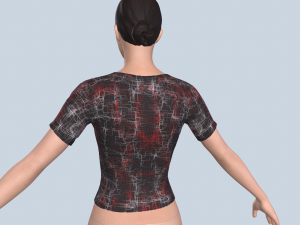 T-shirt 3D 模型