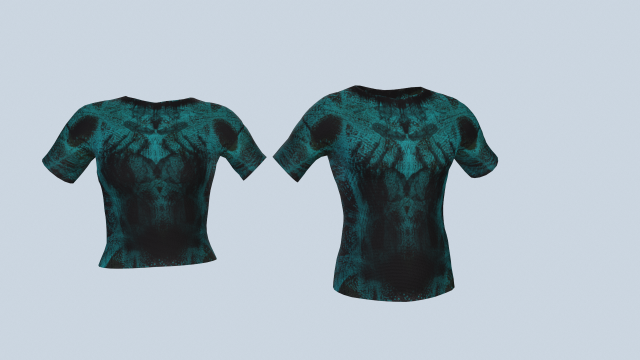 T-shirt 3D Модель .c4d .max .obj .3ds .fbx .stl .blend 