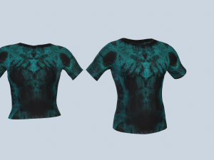 T-shirt 3D 模型
