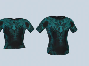 T-shirt Modèle 3D
