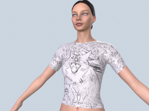 T-shirt 3D Model
