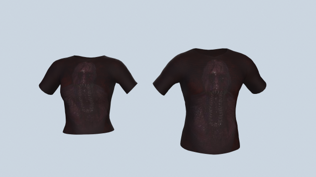T-shirt Modelo 3D .c4d .max .obj .3ds .fbx .stl .blend 