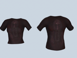 T-shirt 3D 模型